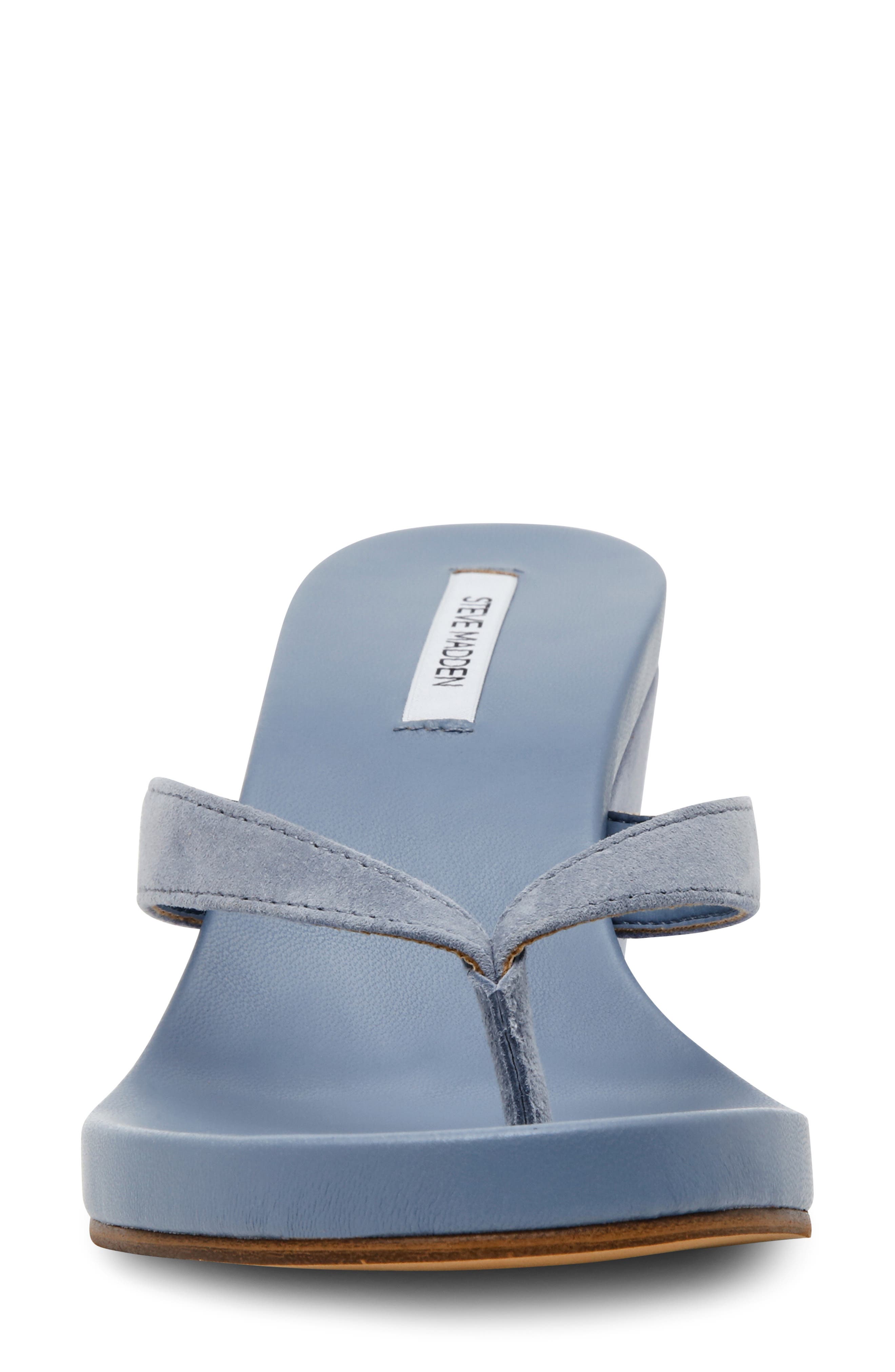 Playing Wedge Sandal, Alternate, color, LIGHT BLUE SUEDE