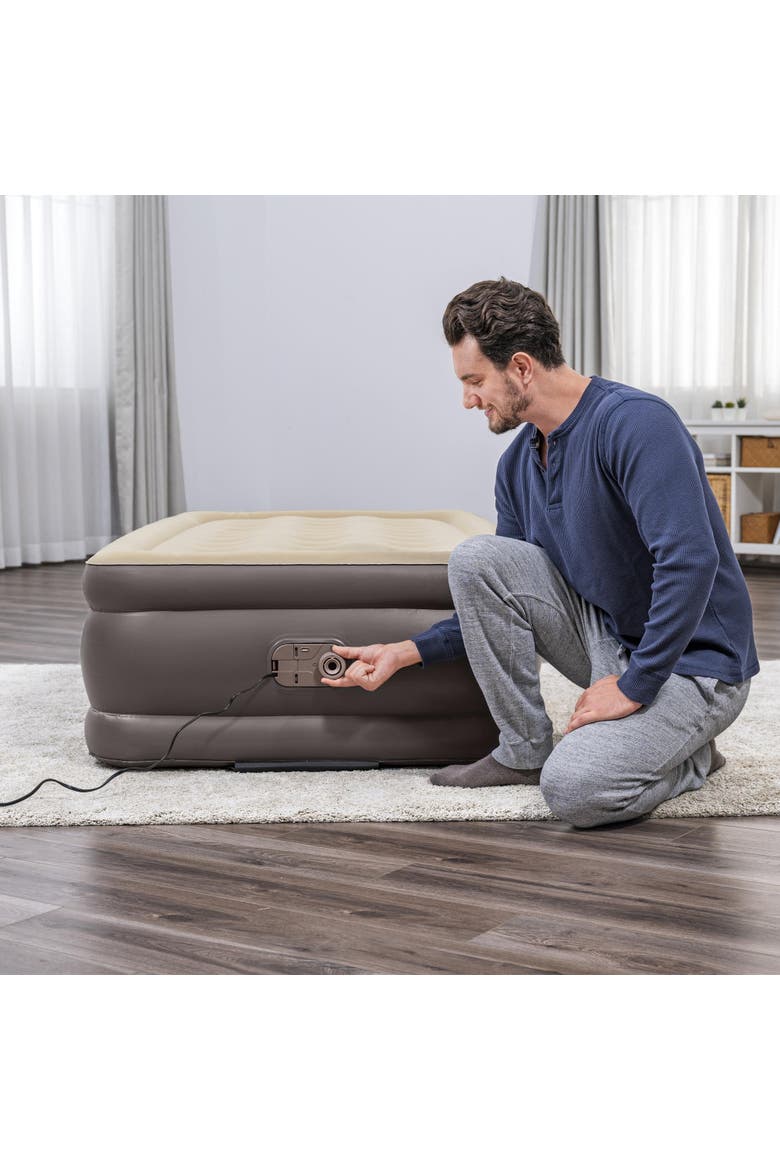 GuestRest 18 Inch Air Mattress, Twin, Alternate, color, Gray