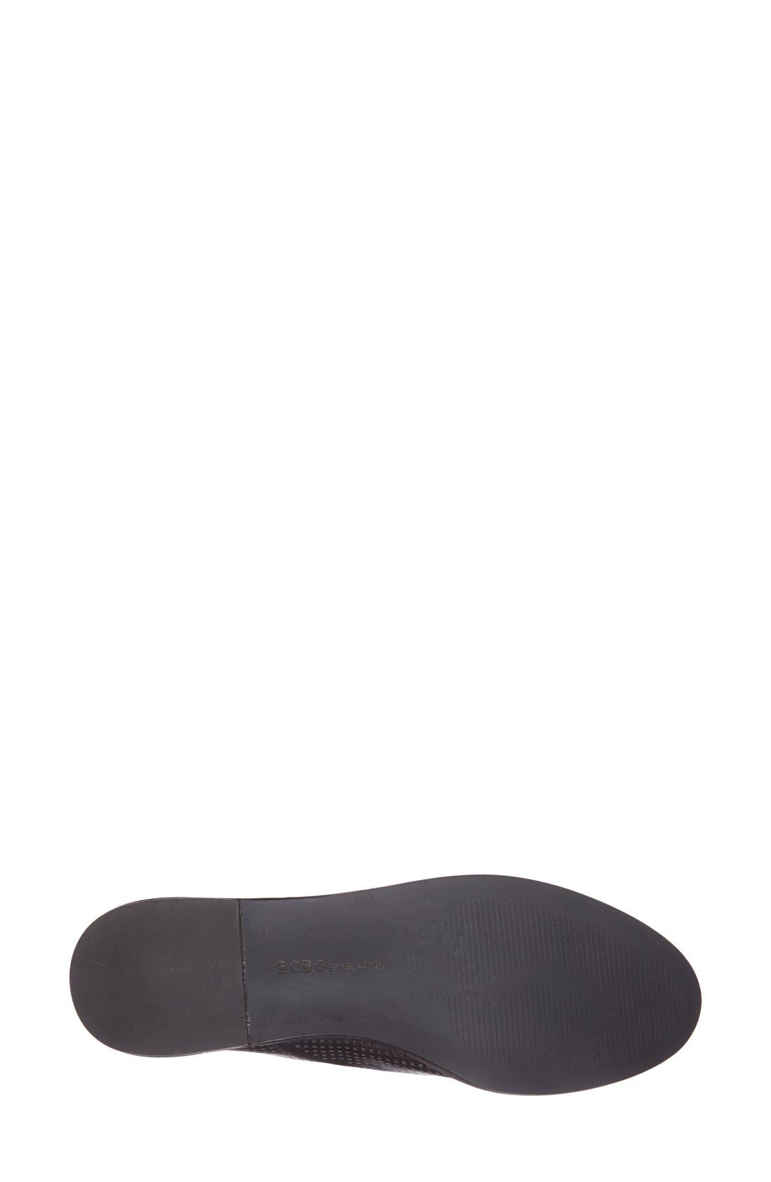 'Brisk B' Perforated Oxford, Alternate, color, BLACK