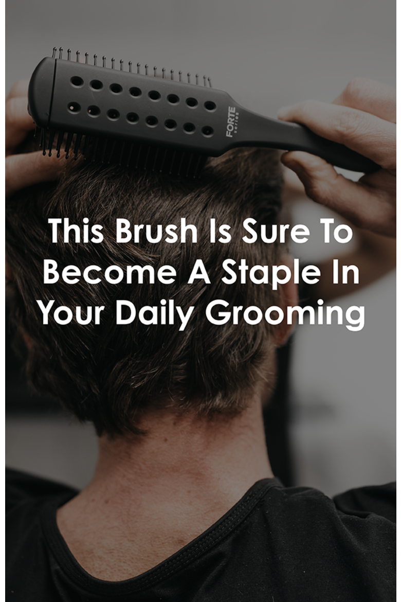 Vented Styling Brush, Alternate, color, Black