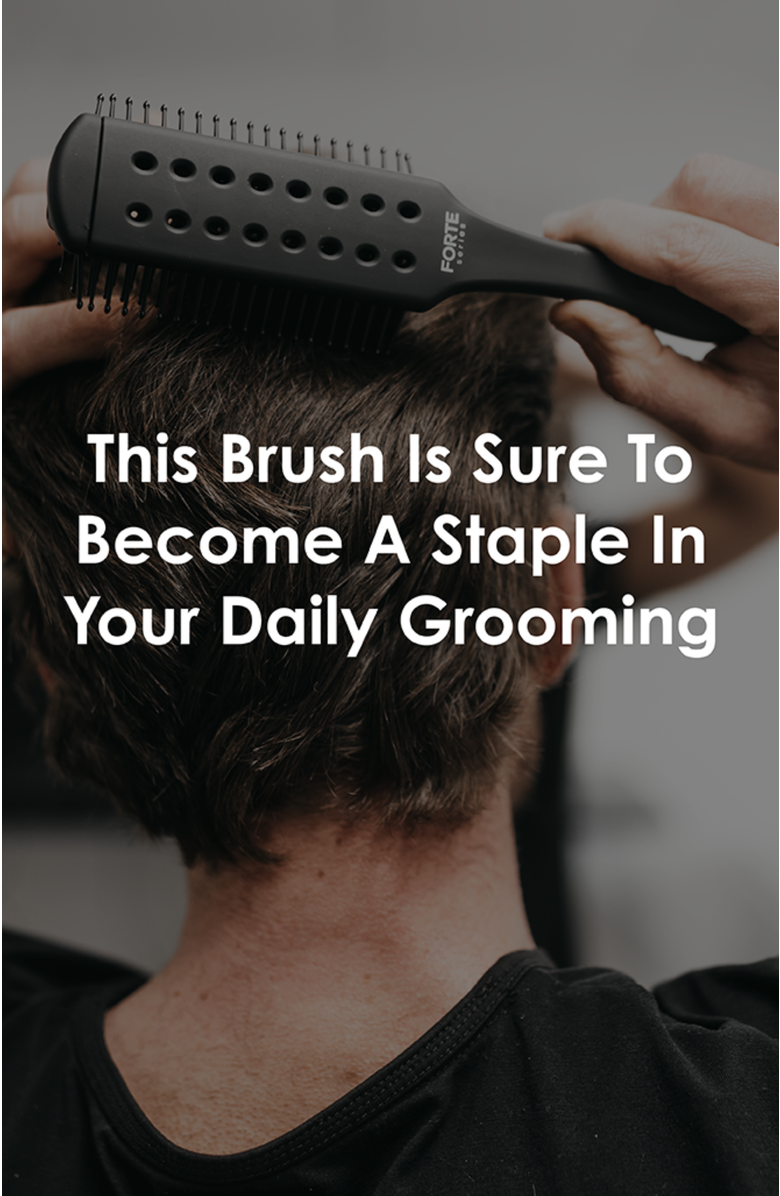 Forte Series Vented Styling Brush, Alternate, color, Black