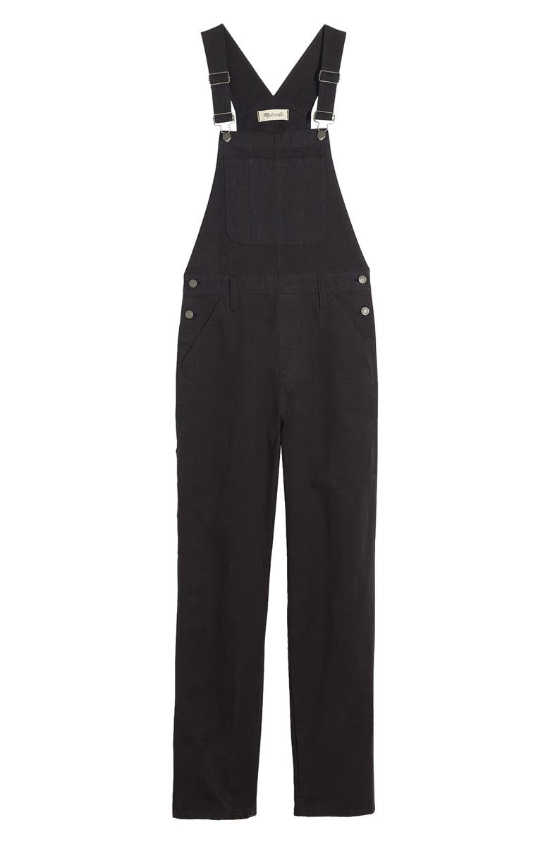 Madewell Garment Dyed Denim Carpenter Overalls, Alternate, color,