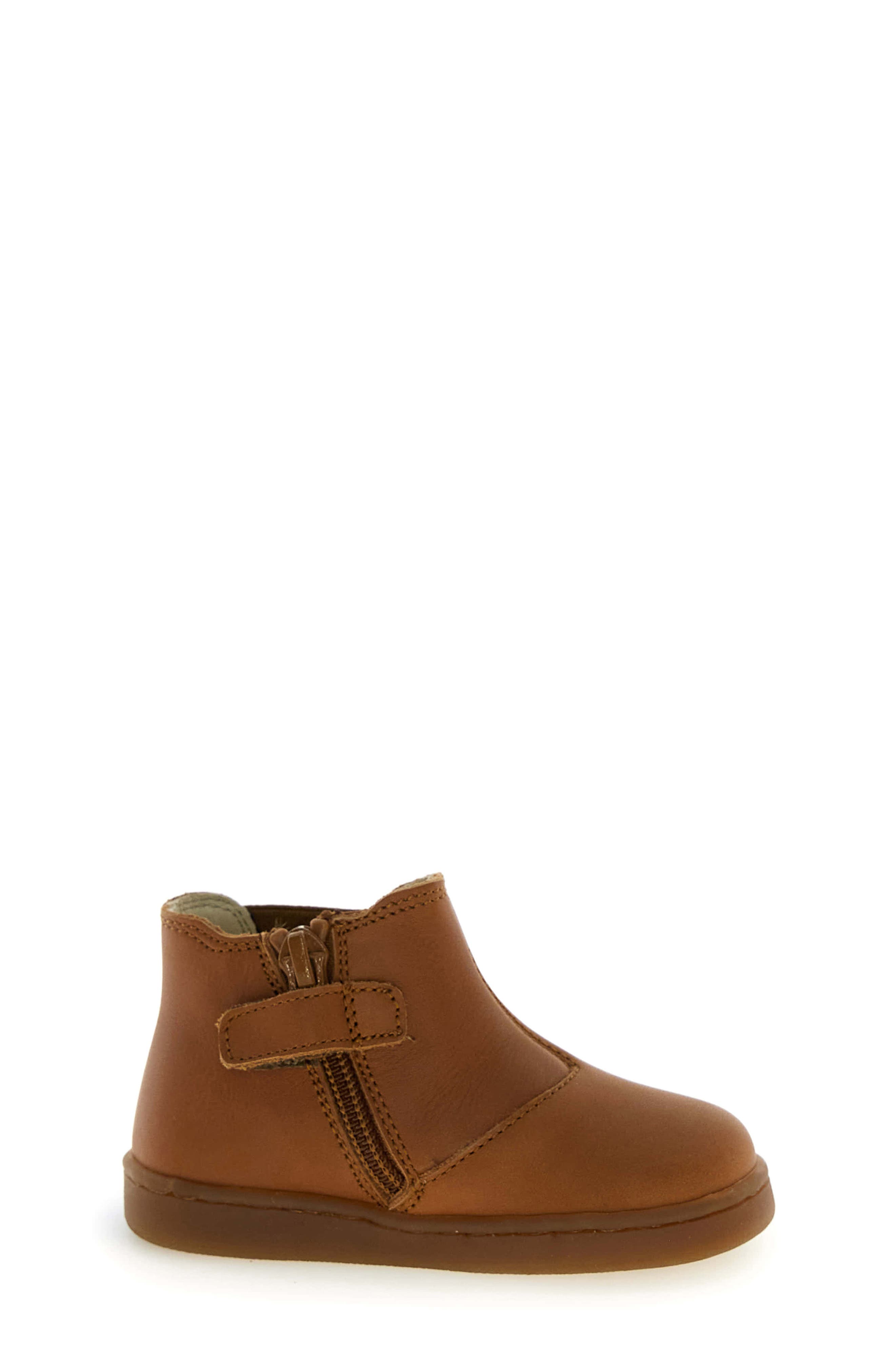 Kids' Glarny Bootie, Alternate, color, MEDIUM BROWN