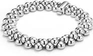 LAGOS Caviar Bubbly Three-Row Beaded Statement Bracelet