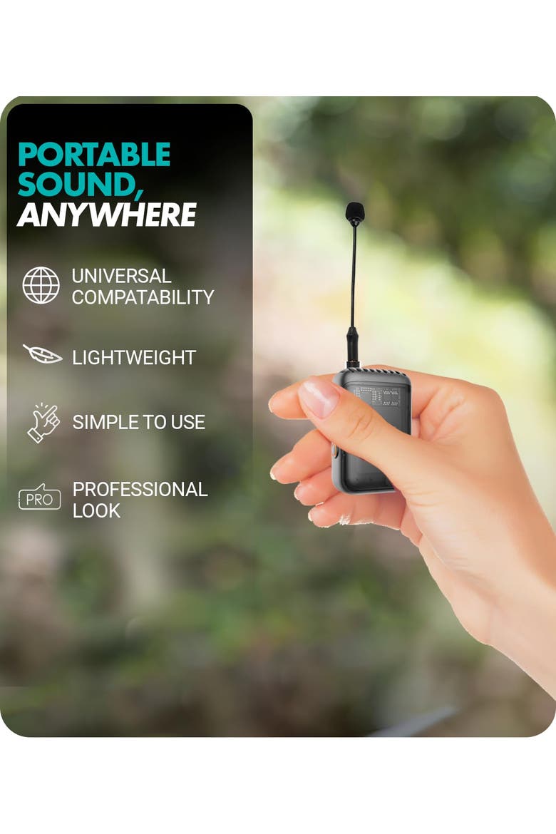 MV-M101 Gooseneck Omnidirectional Lavalier Microphone- Compatible with DJI Mic/Rode Wireless Go Series Wireless Transmitters, Alternate, color, Black