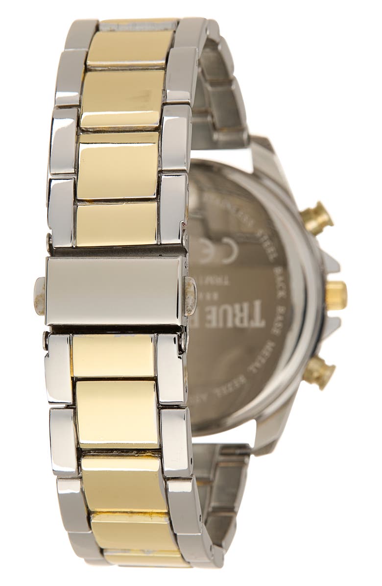 True Religion Chorongraph Watch & Strap Gift Set, 44mm, Alternate, color, Two Tone
