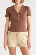 Veronica Beard Dekalb Short Sleeve Top
