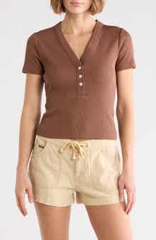 Veronica Beard Dekalb Short Sleeve Top