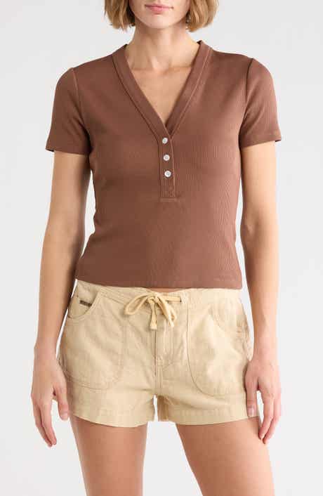 Veronica Beard Dekalb Short Sleeve Top