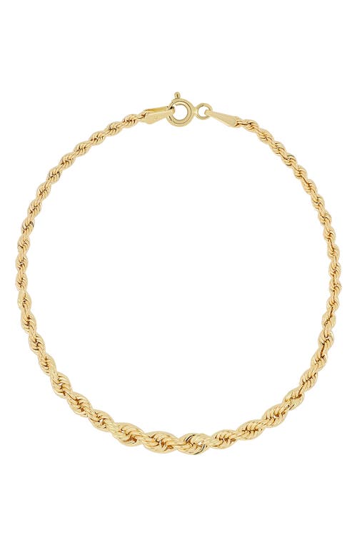 Bony Levy 14k Gold Graduated Rope Bracelet
