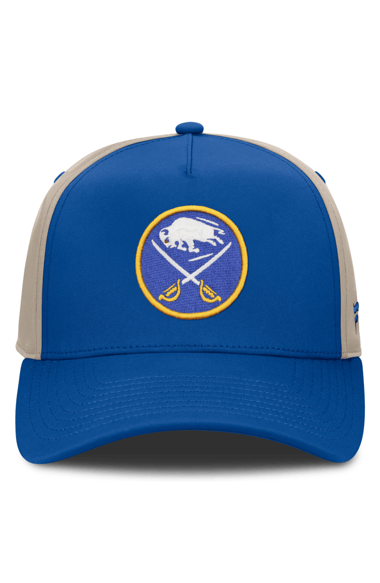 FANATICS Men's Fanatics Royal/Tan Buffalo Sabres 2026 Stanley Cup Playoffs Locker Room Adjustable Hat, Alternate, color, Royal