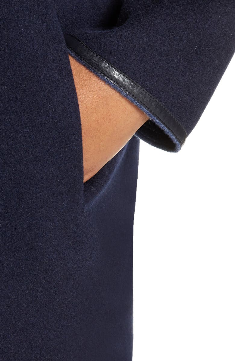 Lafayette 148 New York Valasca Reversible Wool & Cashmere Jacket, Alternate, color, Marine Blue/ Denim