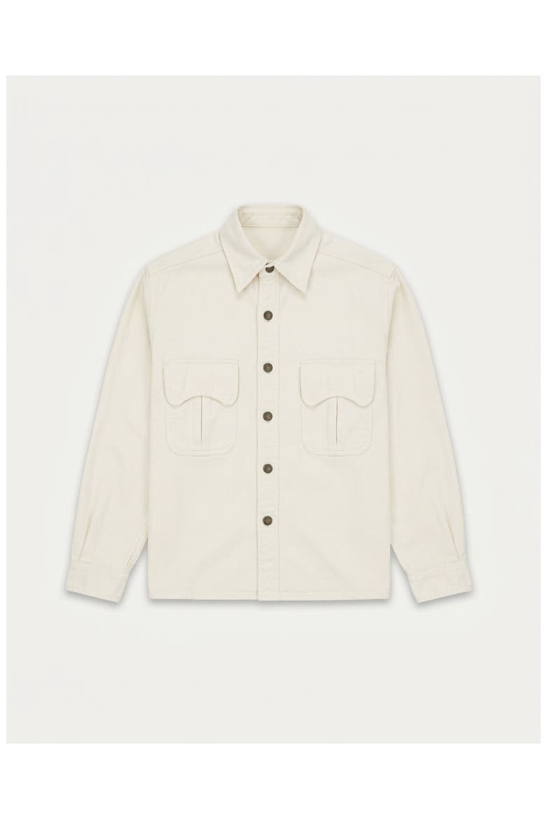 Kenny 2.0 Cotton Overshirt, Main, color, Ecru