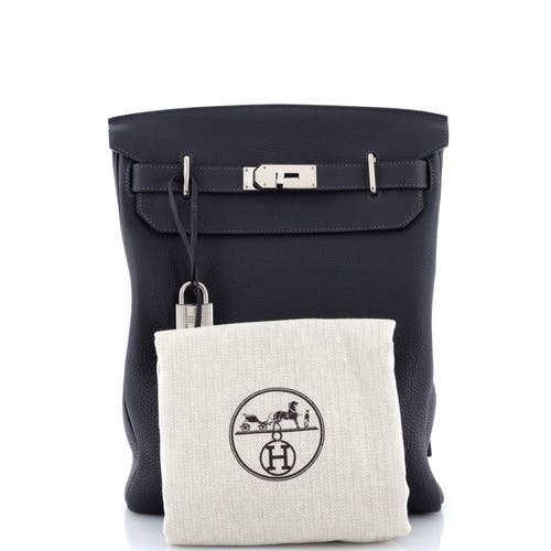 Pre-owned Hermes  Hermes Hac A Dos Backpack Togo Gm In Black