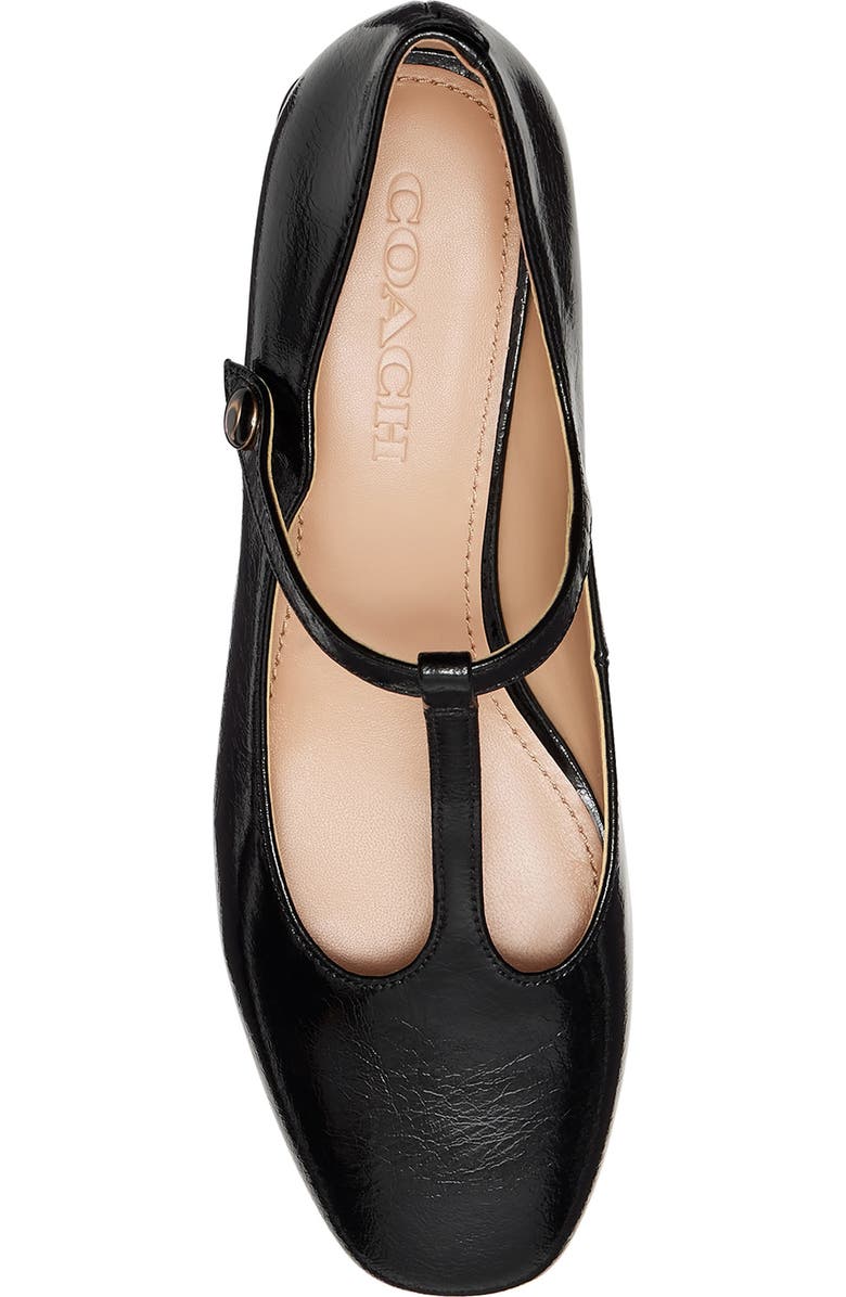 COACH Angelina T-Strap Pump, Alternate, color, Black