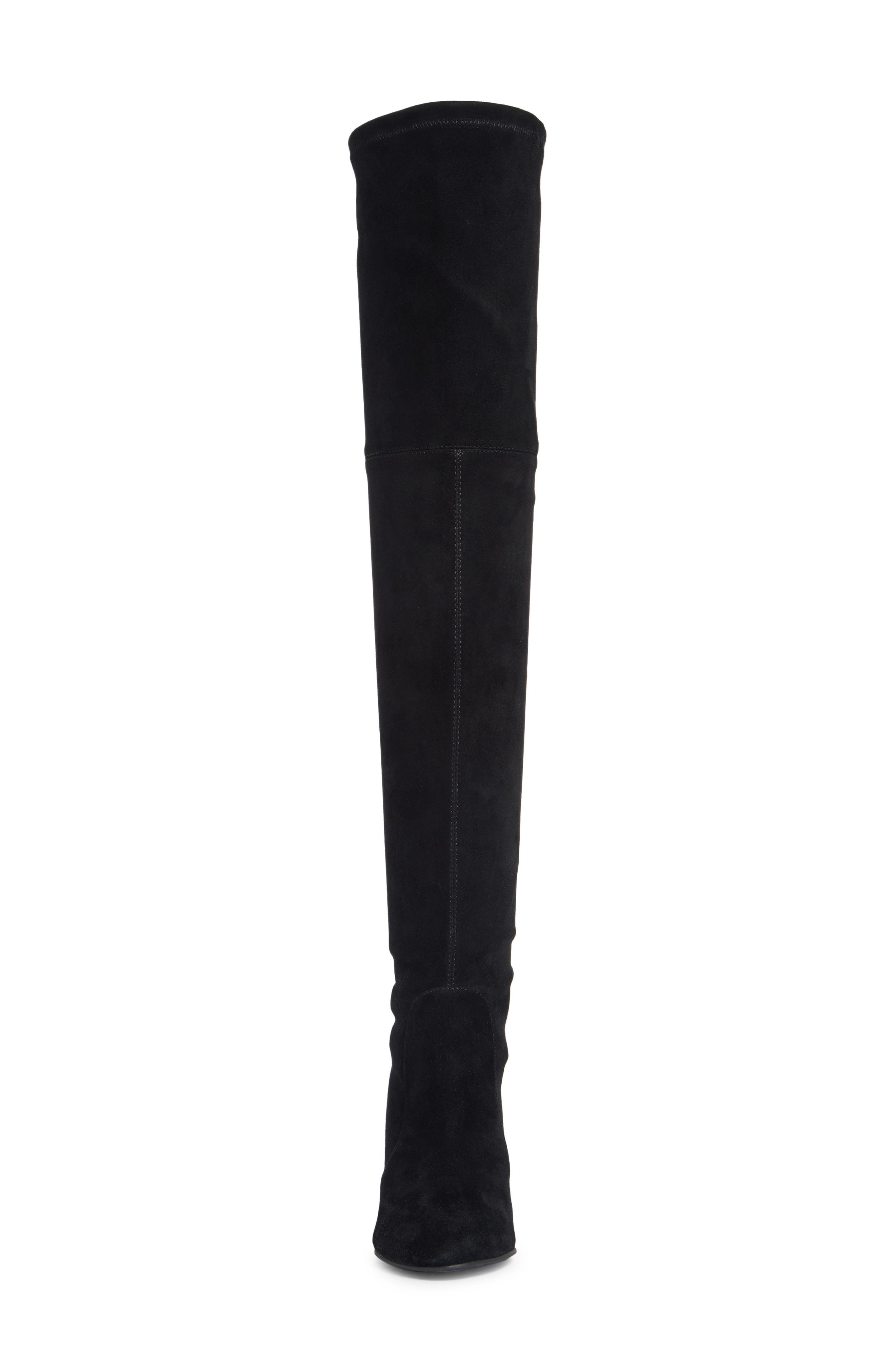 Ariana 100 City Over the Knee Boot, Alternate, color, BLACK