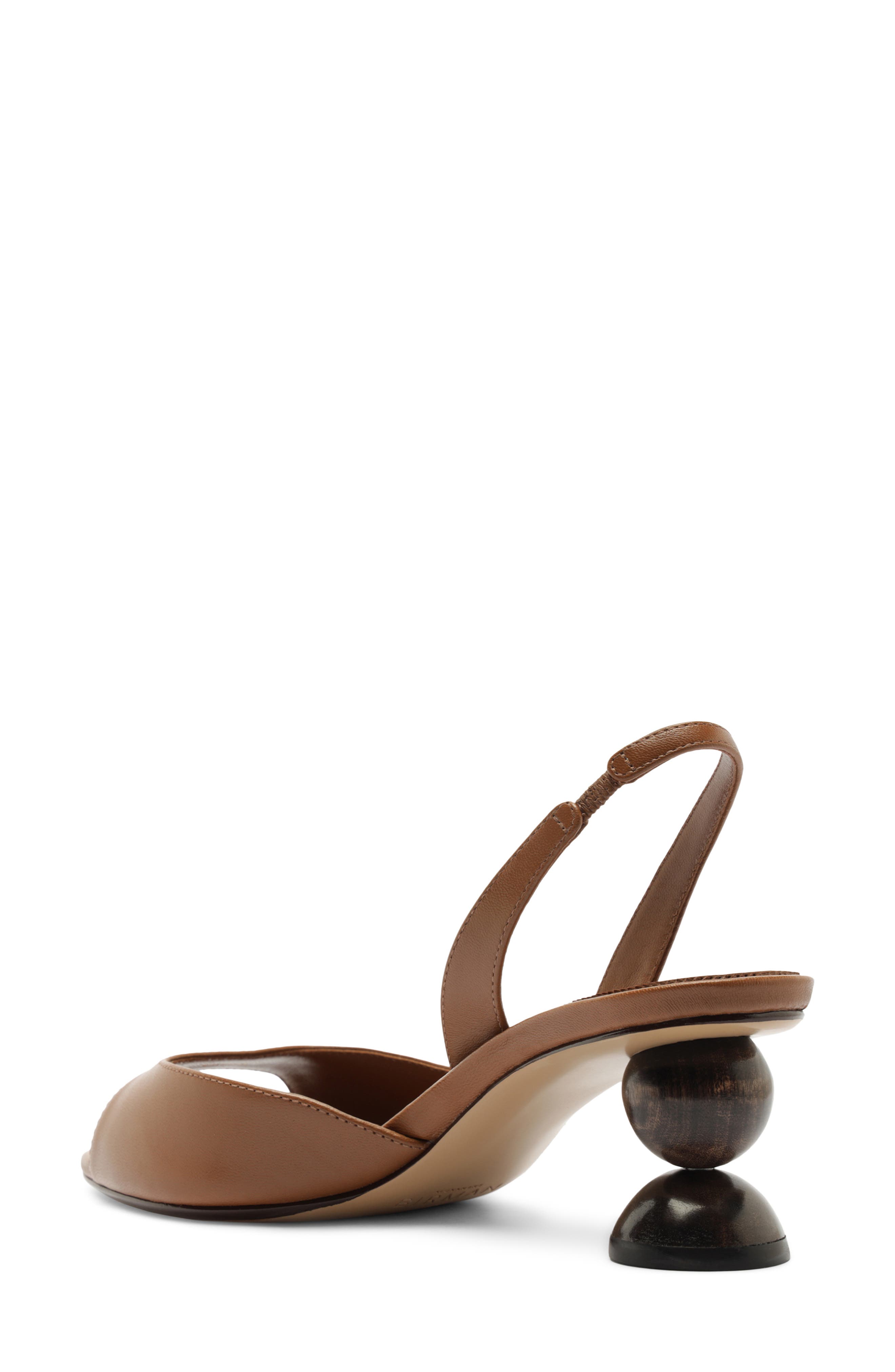 Alexandre Birman Tropicana Slingback Sandal, Alternate, color, Espresso