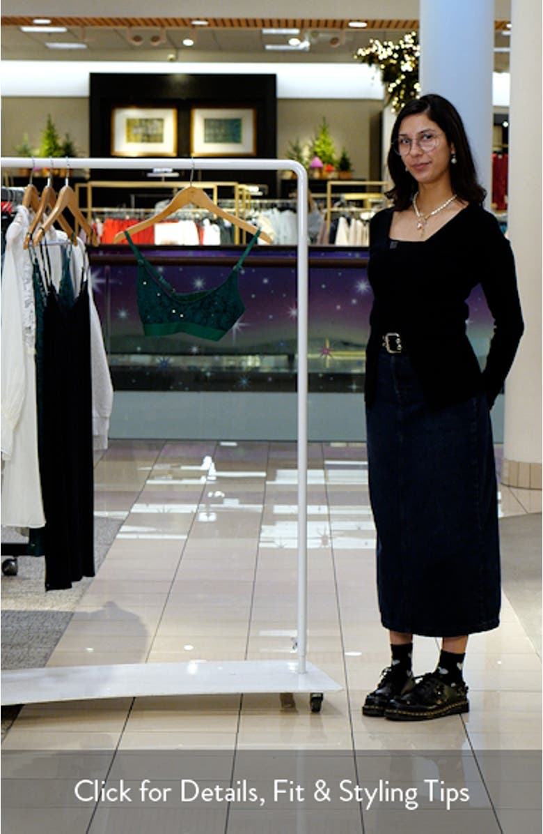 Lace Scoop Neck Bralette, sales video thumbnail