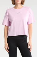 DKNY Metallic Bubble Logo Cotton T-Shirt