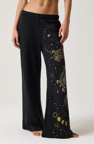 Spiritual Gangster Dream Dragon Nicks Wide Leg Pants