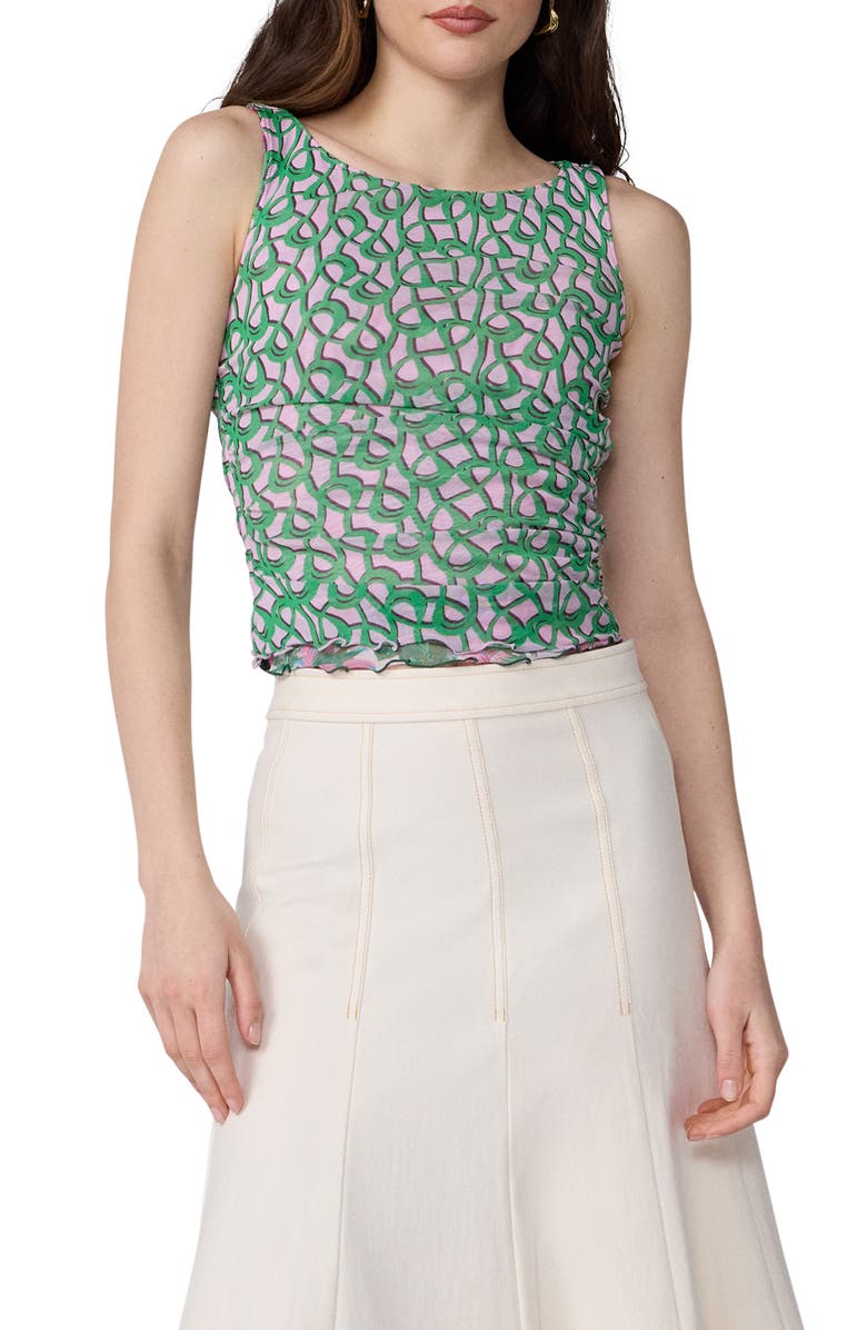 Diane von Furstenberg Athena Reversible Sleeveless Top, Main, color, Provence Gossip Pink