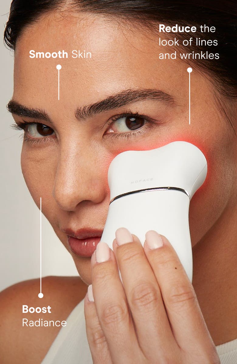 NuFACE<sup>®</sup> TRINITY+ Microcurrent Facial Toning Device with LED Red Light Attachment, Alternate, color,