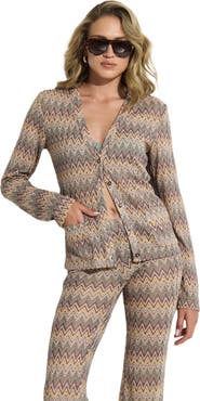 Gottex Beach Life Desert Mirage Victoria Beach Cardigan
