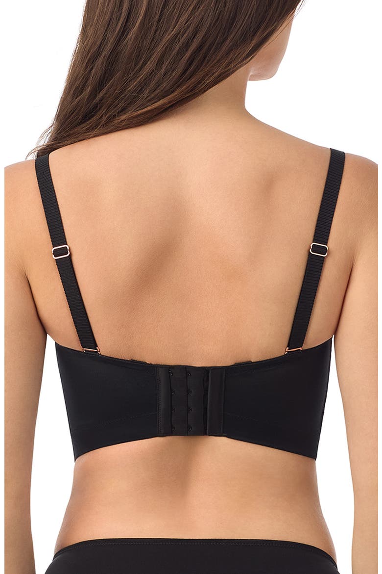 Lace Allure Underwire Bustier, Alternate, color, BLACK