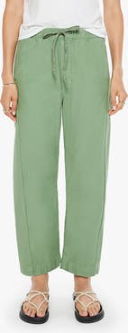 MOTHER The Drawn Half Pipe Cotton Drawstring Pants