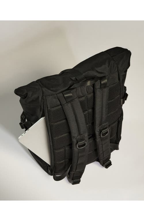 Antler Discovery Roll Top Backpack In Black