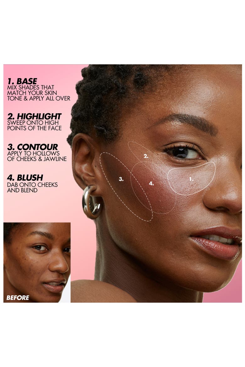HD Skin Face Essentials Longwear Full Face Cream Palette, Alternate, color, HARMONY 1 LIGHT TO MEDIUM