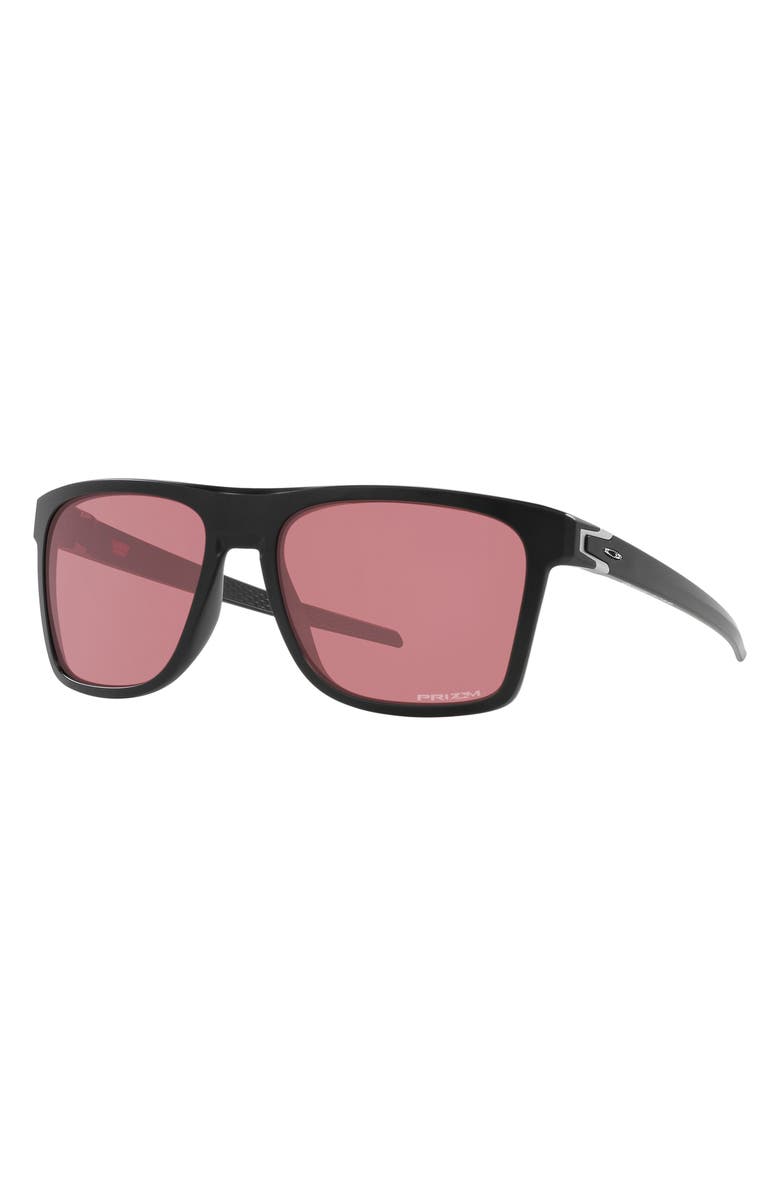 Oakley 57mm Polarized Rectangular Sunglasses, Alternate, color, 