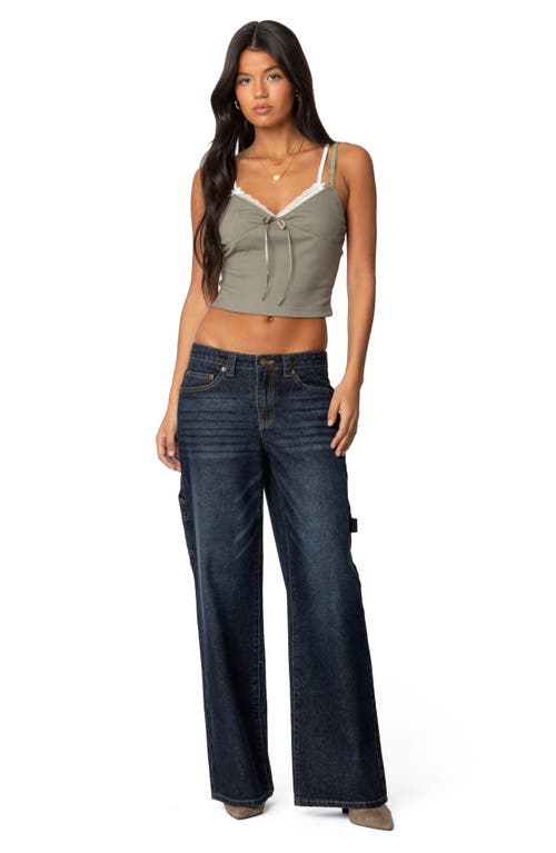 EDIKTED EDIKTED LACE TRIM LAYERED CAMISOLE