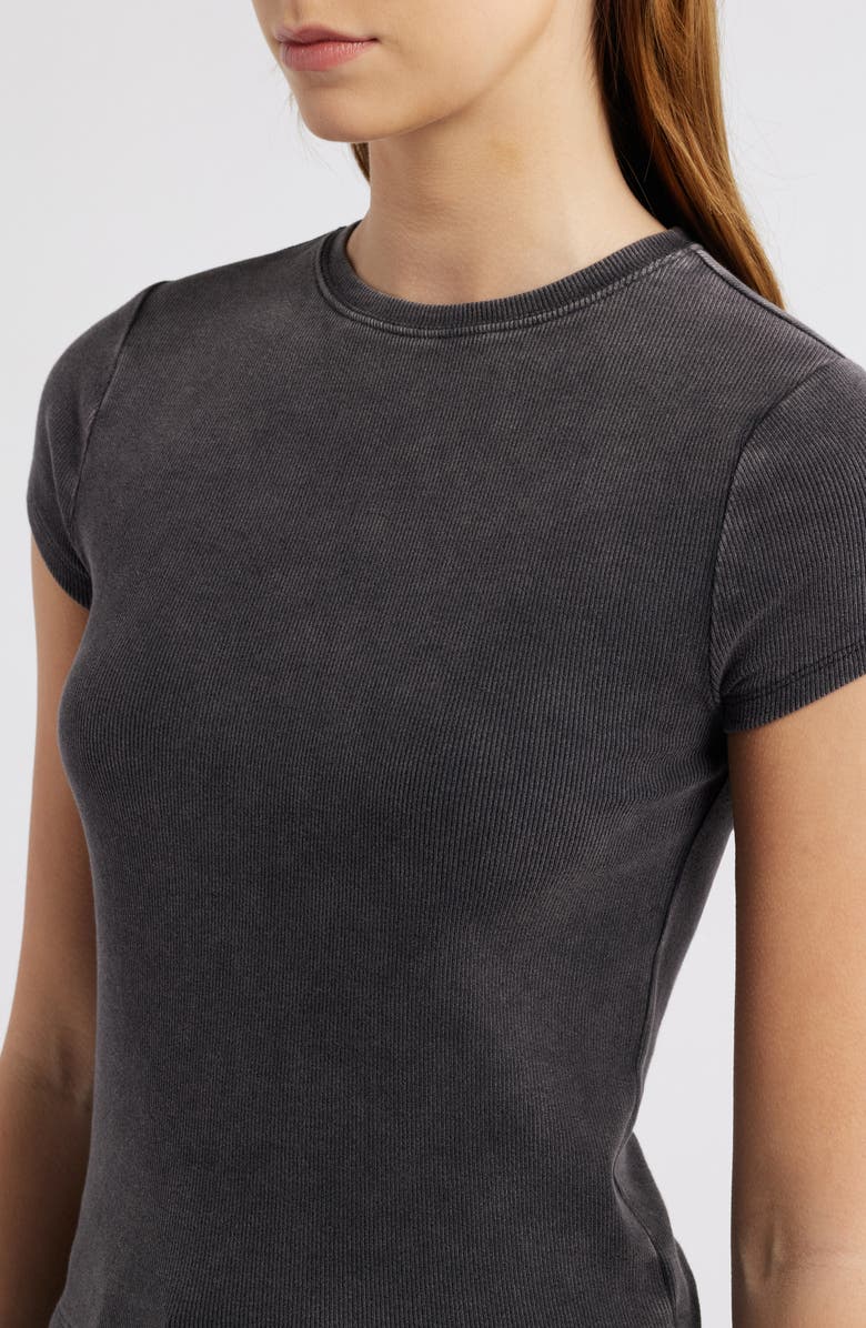 PacSun Pansy Stretch Cotton Rib T-Shirt, Alternate, color, 