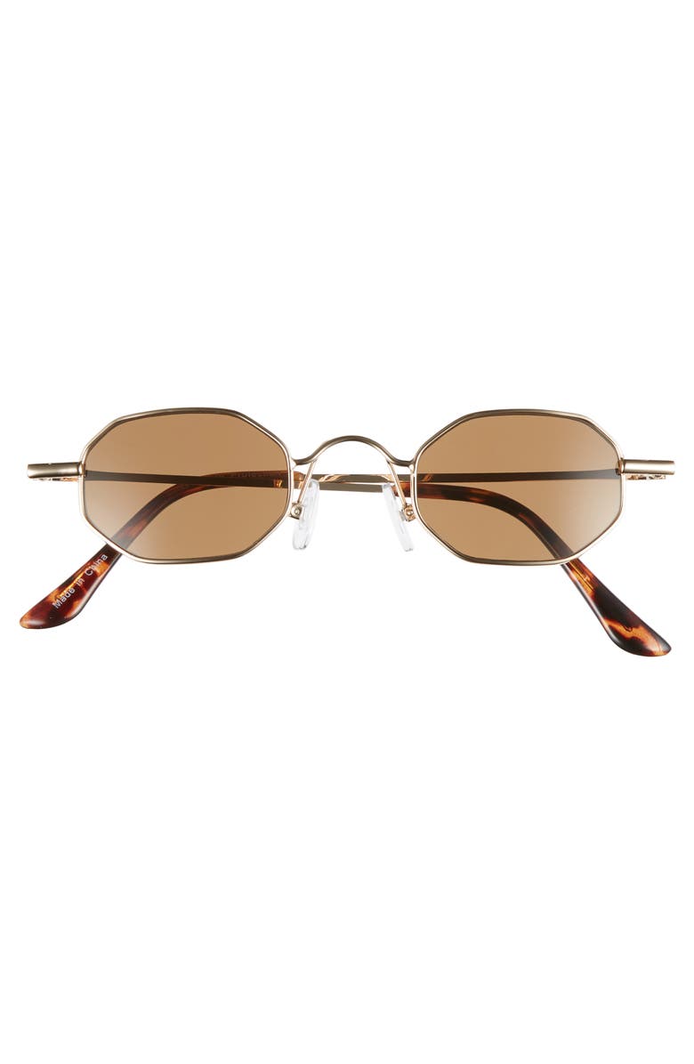 BP. 40mm Mini Hexagon Sunglasses, Alternate, color, 