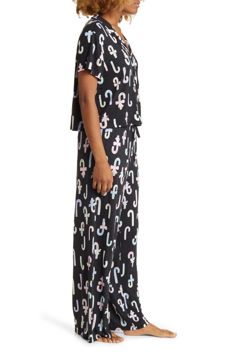 BP. All Night Stripe Pajamas, Alternate, color, 