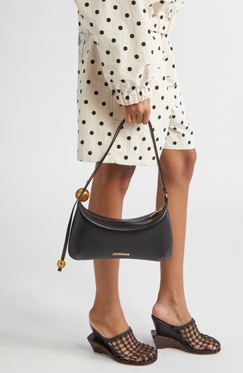 Jacquemus Le Grand Bisou Perle Leather Shoulder Bag | Nordstrom
