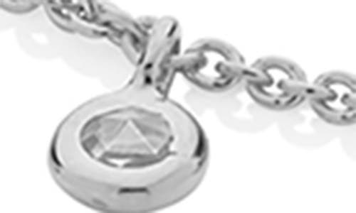 Monica Vinader Siren Charm Anklet In Silver