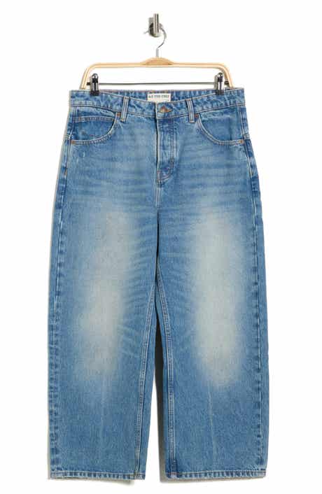 Free People Deep Trance Wide Leg Boyfriend Jeans