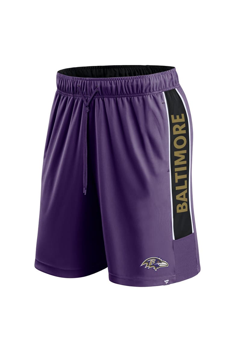 Men's Fanatics Branded  Purple Baltimore Ravens Win The Match Shorts, Alternate, color, Purple
