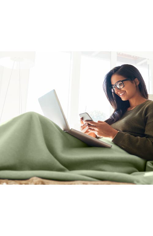 Vellux Microfleece Throw Blanket In Gray