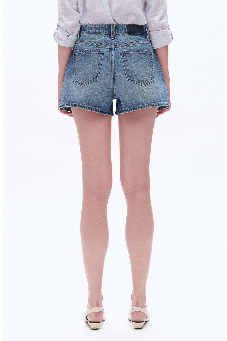 Denim Shorts, Alternate, color, MEDIUM BLUE