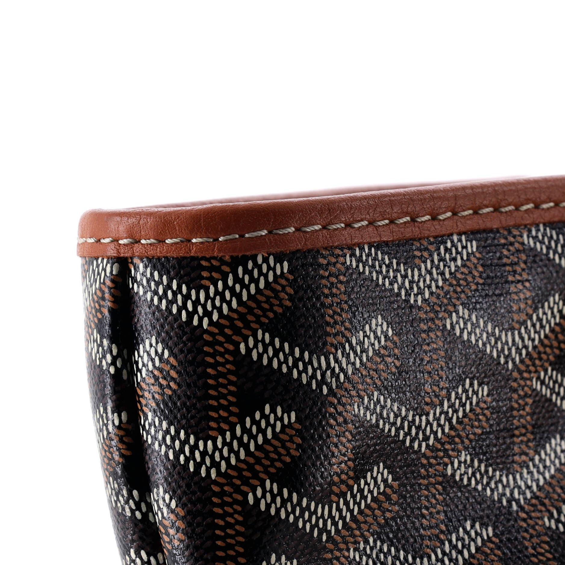 Pre-Owned Goyard Artois Tote Coated Canvas MM, Alternate, color, Brown