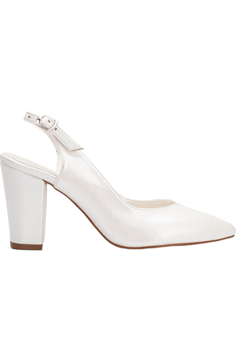 Forever & Always Shoes Emma Slingback Heels, Main, color, Ivory