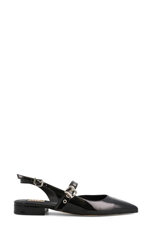 Mia Aree Pointed Toe Flat In Black