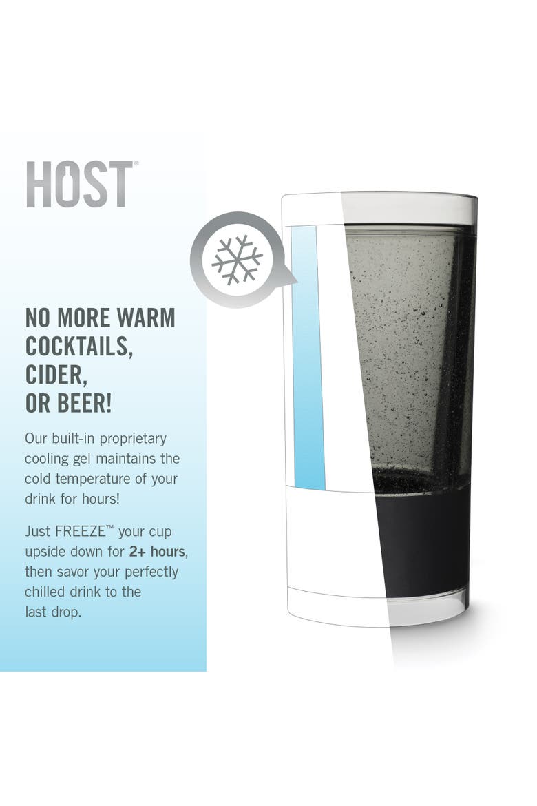 Highball FREEZE Cooling Cup Set of 2, Alternate, color, Tinted Gray