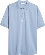 JW Anderson Anchor Embroidered Cotton Piqué Polo