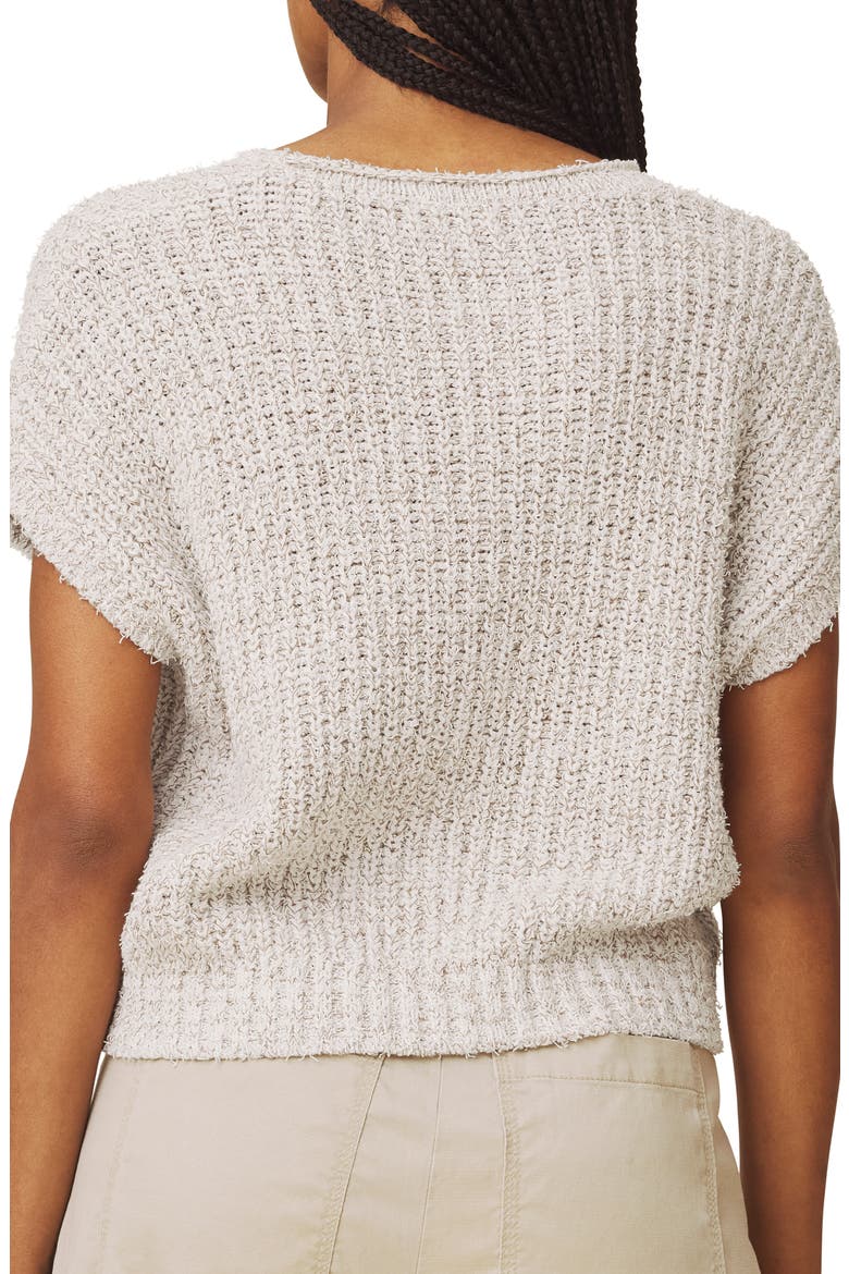 Sola Cotton Blend Sweater, Alternate, color, PALE OAK WHITE/ MULTI
