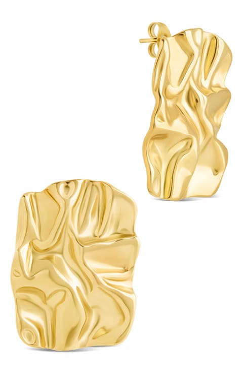 Callan Molten Square Earrings
