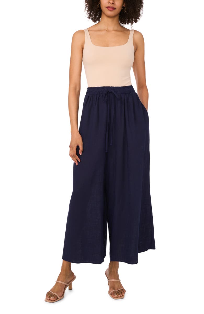 Vince Camuto Solid Drawstring Pants, Alternate, color,